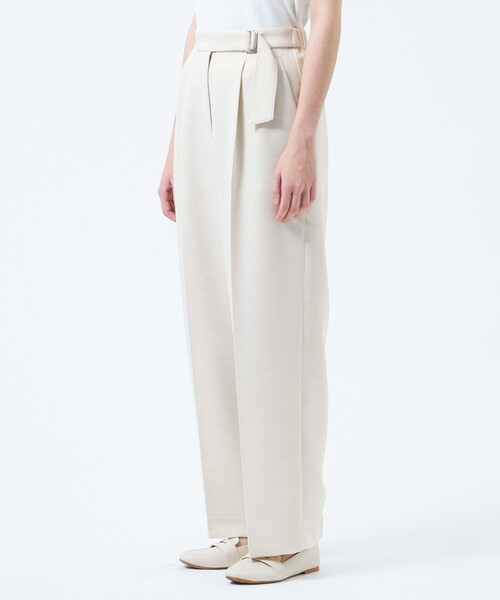 MACKINTOSH PHILOSOPHY(マッキントッシュ フィロソフィー)の「ドライタッチベルテッドパンツ(その他パンツ・レディース・ベージュ/ダークネイビー・36/38)」の6枚目の写真