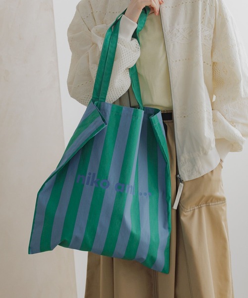 niko and...(ニコアンド)の「オリジナル ニコロゴ 柄トートバッグ(トートバッグ・レディース・その他1/その他2・0)」の5枚目の写真