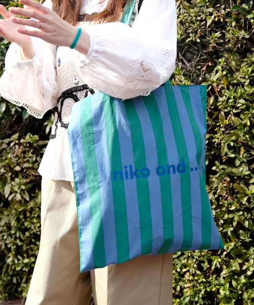 niko and...(ニコアンド)の「オリジナル ニコロゴ 柄トートバッグ(トートバッグ・レディース・その他1/その他2・0)」の13枚目の写真