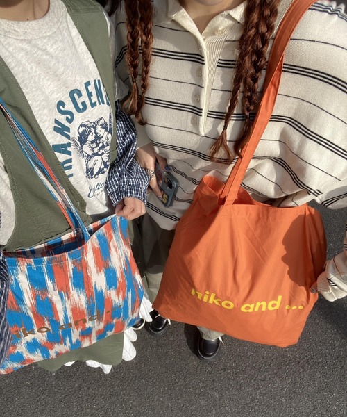 niko and...(ニコアンド)の「オリジナル ニコロゴ 柄トートバッグ(トートバッグ・レディース・その他1/その他2・0)」の15枚目の写真