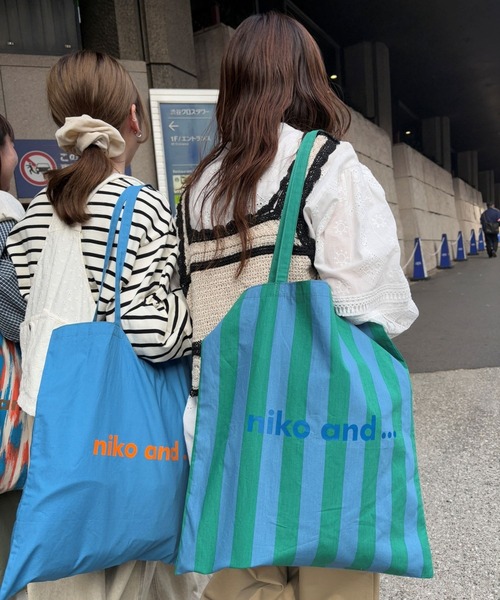 niko and...(ニコアンド)の「オリジナル ニコロゴ 柄トートバッグ(トートバッグ・レディース・その他1/その他2・0)」の18枚目の写真