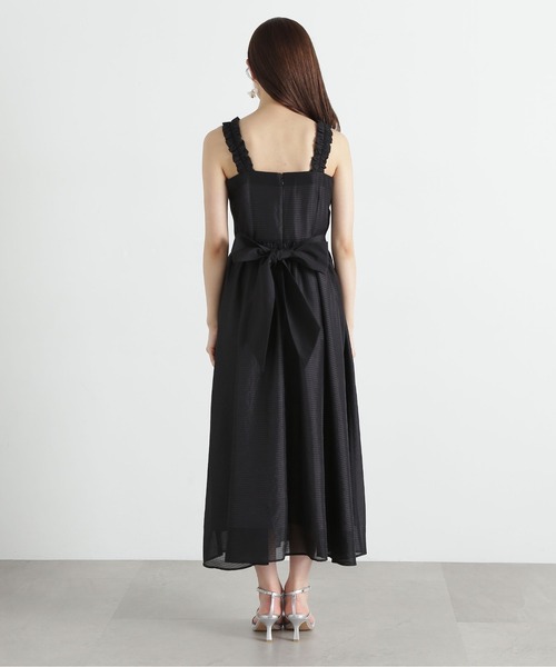 PROPORTION BODY DRESSING(プロポーションボディドレッシング)の「ショルダーフリルシアーチェックワンピース / 1215140413(ワンピース・レディース・ブラック/ブラウン系その他・SMALL/MEDIUM)」の10枚目の写真