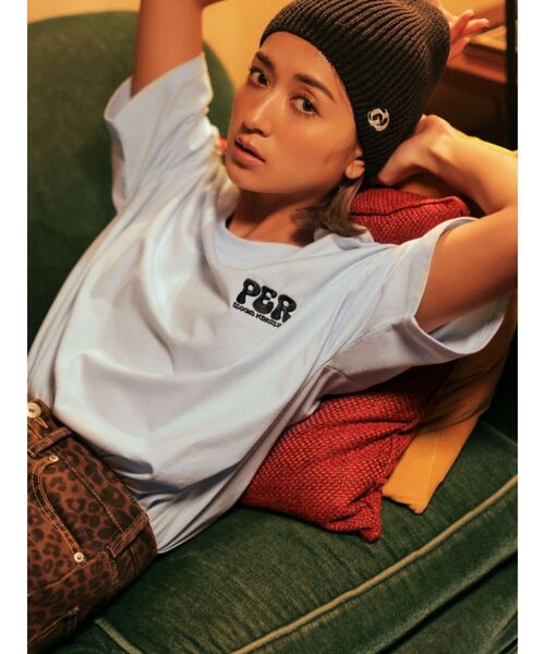 GYDA(ジェイダ)の「BALLOON BUNNY BIG Tシャツ(Tシャツ/カットソー・レディース・ライトグレー/チャコールグレー/ピンク/スカイブルー・FREE)」の15枚目の写真