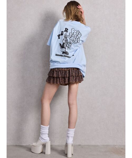 GYDA(ジェイダ)の「BALLOON BUNNY BIG Tシャツ(Tシャツ/カットソー・レディース・ライトグレー/チャコールグレー/ピンク/スカイブルー・FREE)」の17枚目の写真