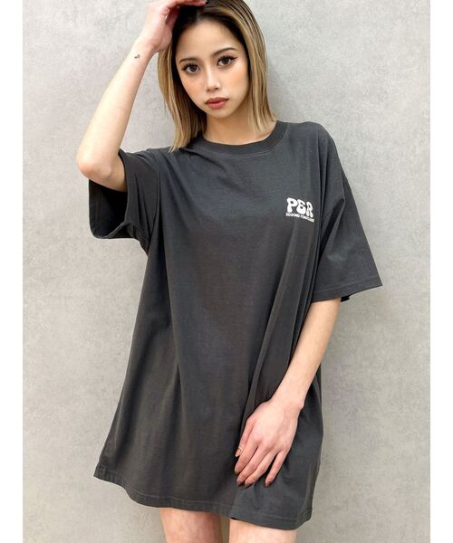 GYDA(ジェイダ)の「BALLOON BUNNY BIG Tシャツ(Tシャツ/カットソー・レディース・ライトグレー/チャコールグレー/ピンク/スカイブルー・FREE)」の19枚目の写真