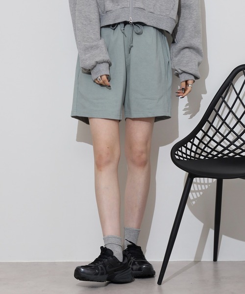 JEMORGAN（ジェーイーモーガン）の「JEMORGAN 天竺 カットオフリブショートパンツ（その他パンツ・メンズ・ミント/モカ/ブラック/オフホワイト・XL/L/M）」の4枚目の写真