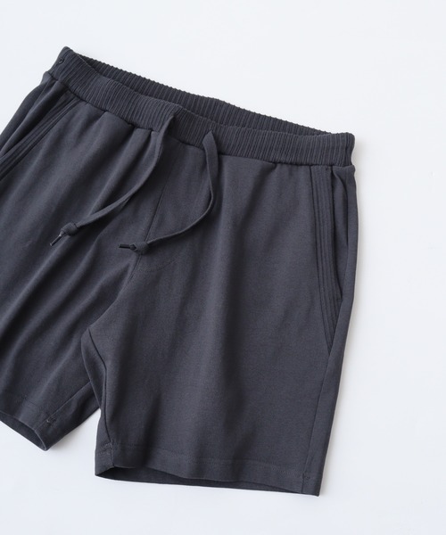 JEMORGAN（ジェーイーモーガン）の「JEMORGAN 天竺 カットオフリブショートパンツ（その他パンツ・メンズ・ミント/モカ/ブラック/オフホワイト・XL/L/M）」の2枚目の写真