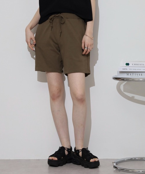 JEMORGAN（ジェーイーモーガン）の「JEMORGAN 天竺 カットオフリブショートパンツ（その他パンツ・メンズ・ミント/モカ/ブラック/オフホワイト・XL/L/M）」の3枚目の写真