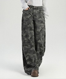 SpRay | 迷彩ストレ－トパンツ(その他パンツ)