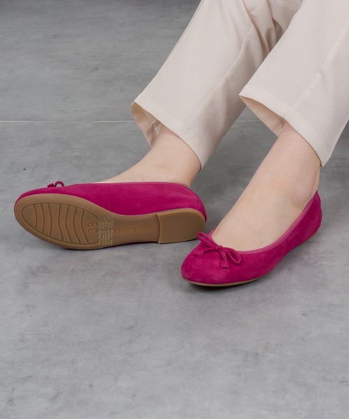 UNISA（ユニサ）の「【UNISA】フラット　バレエシューズ　パンプス シンプル リボン　スペイン製（パンプス・レディース・レッド/ゴールド/シルバー/アイボリー/ブラック・39/36/37/38）」の10枚目の写真