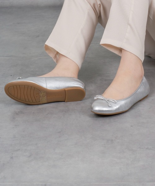 UNISA（ユニサ）の「【UNISA】フラット　バレエシューズ　パンプス シンプル リボン　スペイン製（パンプス・レディース・レッド/ゴールド/シルバー/アイボリー/ブラック・39/36/37/38）」の19枚目の写真