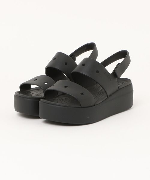 crocs(クロックス)の「クロックス ブルックリン フォーユー / crocs Brooklyn 4U(サンダル・レディース・ホワイト/ブラック/ベビーピンク・21cm/22cm/23cm/24cm/25cm)」の10枚目の写真