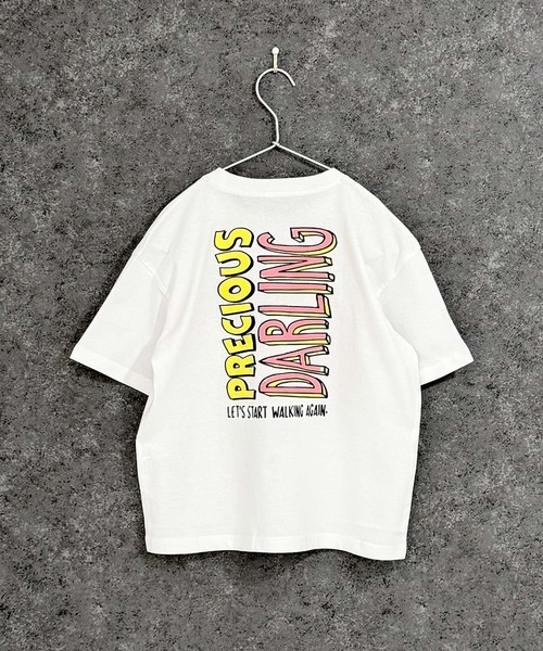 キッズ オーバーサイズ 半袖Tシャツ（Tシャツ/カットソー）｜ZI-ON