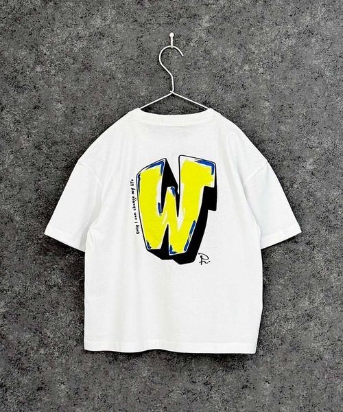 ZI-ON（ジーオン）の「キッズ オーバーサイズ 半袖Tシャツ（Tシャツ/カットソー・キッズ・ホワイト系その他/ブラック系その他/杢グレー/チャコールグレー/オフホワイト/ホワイト系その他2/ブラック系その他2/グレー系その他/ブラック・160cm/150cm/140cm/130cm/120cm/110cm）」の14枚目の写真