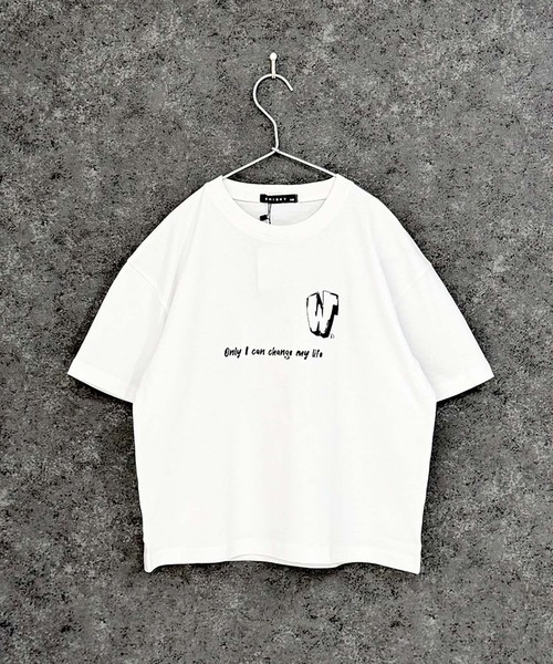 キッズ オーバーサイズ 半袖Tシャツ（Tシャツ/カットソー）｜ZI-ON
