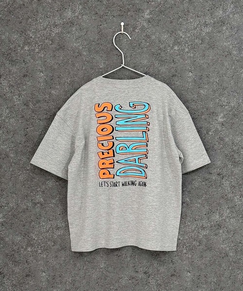 キッズ オーバーサイズ 半袖Tシャツ（Tシャツ/カットソー）｜ZI-ON