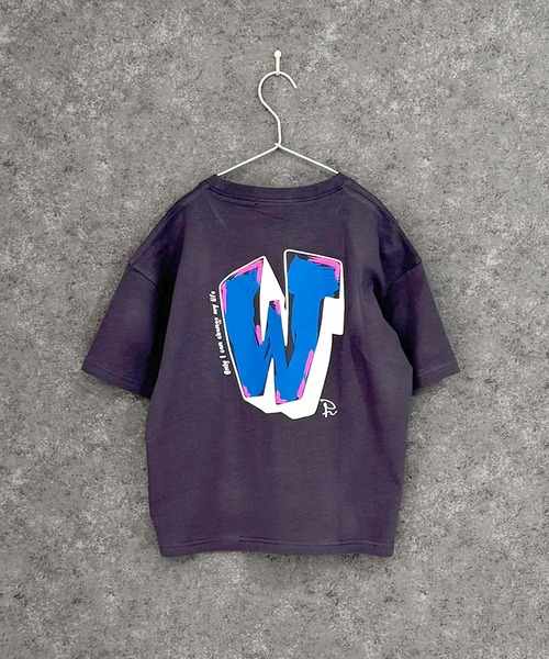 キッズ オーバーサイズ 半袖Tシャツ（Tシャツ/カットソー）｜ZI-ON