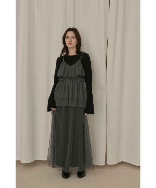 セール】layered tulle dress set（ドレス）｜NOTREemor