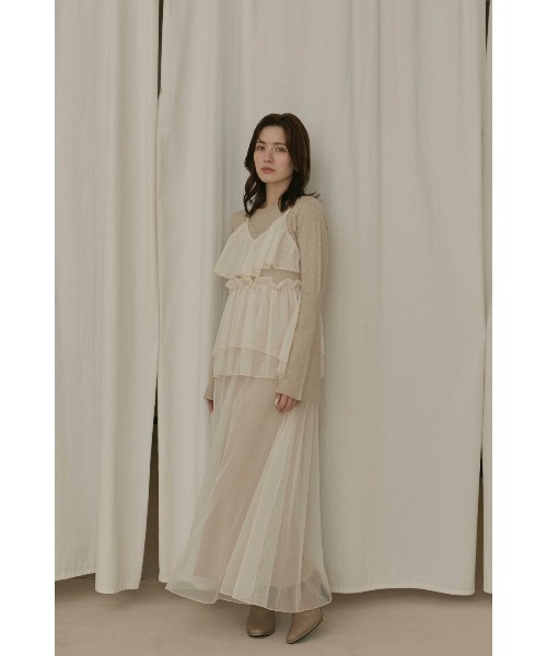 セール】layered tulle dress set（ドレス）｜NOTREemor