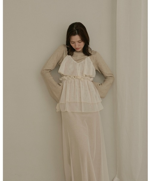 セール】layered tulle dress set（ドレス）｜NOTREemor