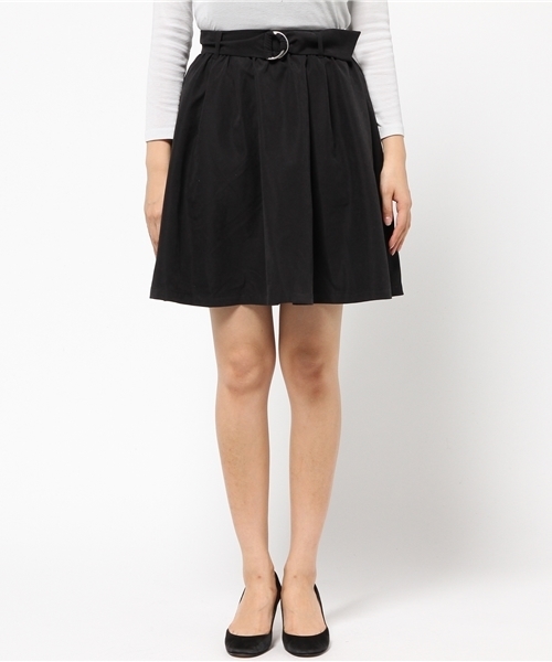 Heather(ヘザー)の「FWカラーギャザーフレアスカート 707458(スカート・レディース・ブラック/カーキ/キャメル・FREE)」の12枚目の写真