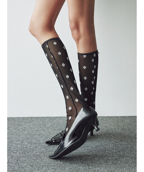 SORIN(ソリン )の「SWAN LAKE Tulle High Socks/スワンレイクチュールハイソックス(ソックス/靴下・レディース・ベージュ/その他/ブラック・FREE)」の17枚目の写真