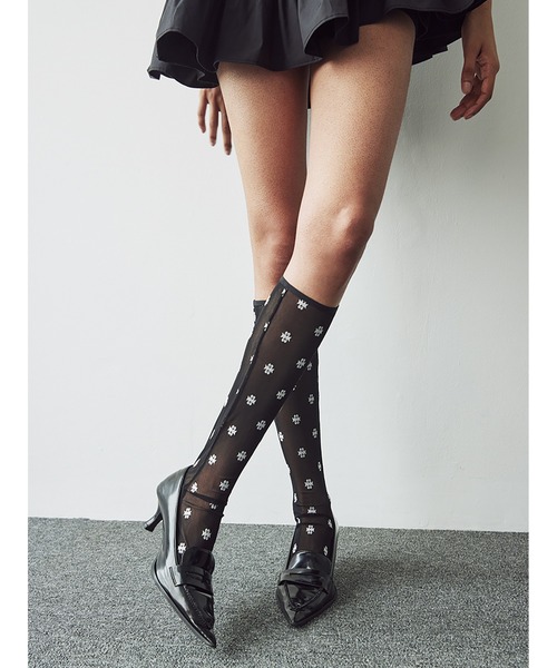 SORIN(ソリン )の「SWAN LAKE Tulle High Socks/スワンレイクチュールハイソックス(ソックス/靴下・レディース・ベージュ/その他/ブラック・FREE)」の19枚目の写真