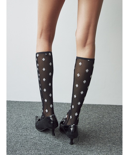 SORIN(ソリン )の「SWAN LAKE Tulle High Socks/スワンレイクチュールハイソックス(ソックス/靴下・レディース・ベージュ/その他/ブラック・FREE)」の22枚目の写真