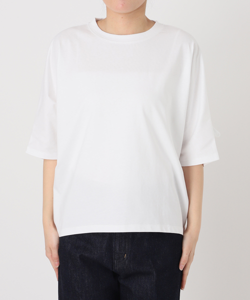 新品未使用　ウォッシャブル　バックフリルTEE B.C STOCK tシャツ ウォッシャブル / バックフリルTEE
