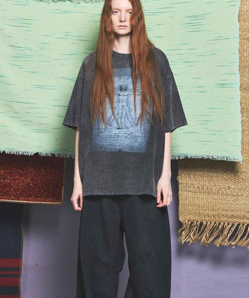 メゾンスペシャル「レオナルド・ダ・ヴィンチ」プライムオーバークルーネックTシャツ ART SERIES】「Leonardo da Vinci」Prime-Over Crew Neck T-Shirt