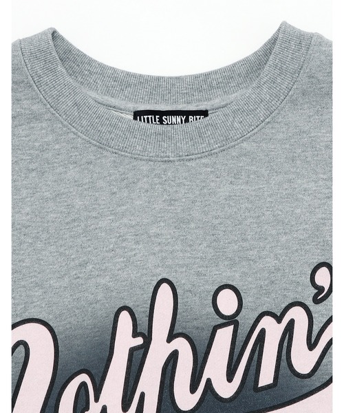 Little sunny bite（リトルサニーバイト）の「【8】【Little Sunny Bite】pinocchio sweat top（スウェット・レディース・グレー/アッシュグレー/ブラック・MEDIUM/SMALL）」の4枚目の写真