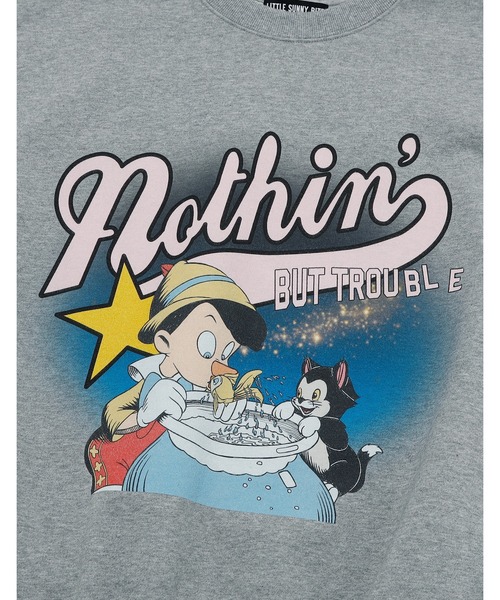 Little sunny bite（リトルサニーバイト）の「【8】【Little Sunny Bite】pinocchio sweat top（スウェット・レディース・グレー/アッシュグレー/ブラック・MEDIUM/SMALL）」の5枚目の写真