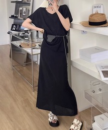 ゆったりトップス＆ロングスカート セットアップ (SS)