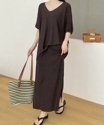 BANICO（バニコ）の「ゆったりトップス＆ロングスカート セットアップ (SS)（セットアップ）」