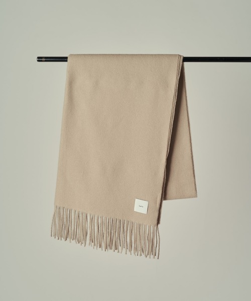 Lui's（ルイス）の「カシミヤタッチカラーロングマフラー（マフラー・メンズ・バーガンディー/ベージュ系その他/ホワイト/グレー/ブラック・FREE）」の16枚目の写真