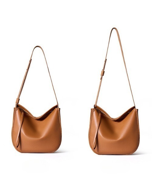 NiiNa（ニーナ）の「【 NiiNa / ニーナ 】高品質牛革 2way ラウンドフォルム ワンハンドル レザーバッグ（ショルダーバッグ・レディース・ダークブラウン/ブラウン/ブラック・FREE）」の6枚目の写真