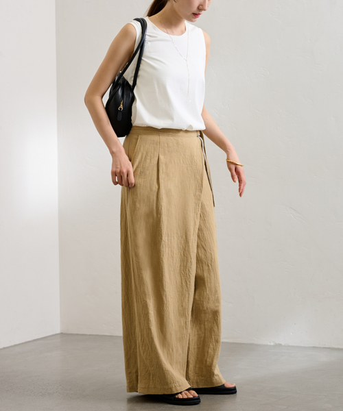 FRAMeWORK(フレームワーク)の「コンパクトジャージN/STEE(タンクトップ・レディース・ホワイト/ブラック/ブラウン系その他・FREE)」の20枚目の写真