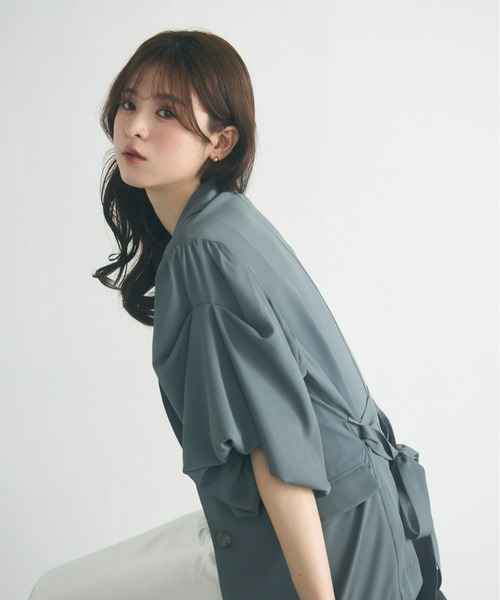 Olu. チャコールグレー テーラードジャケット F Olu. チャコールグレー テーラードジャケット F