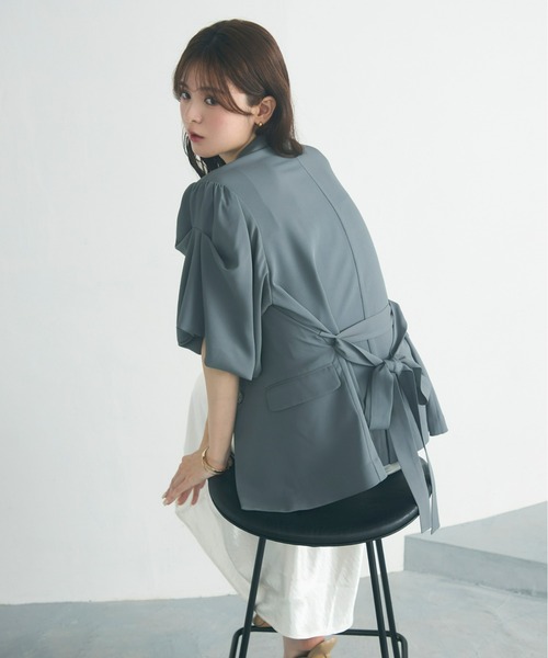 olu. ドレープタックジャケット ドレープタックジャケット