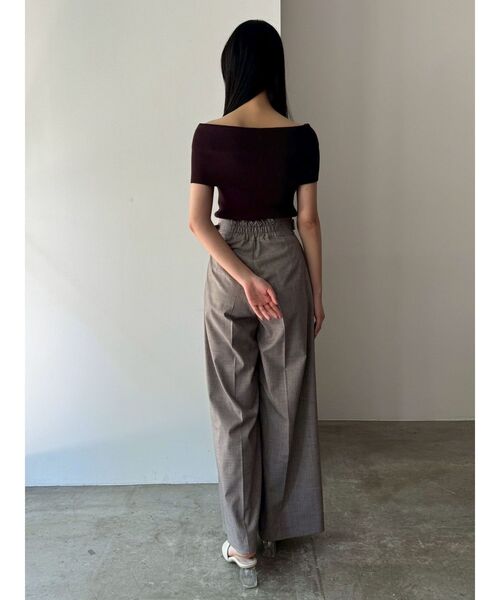 LAGUNAMOON（ラグナムーン）の「チェックグルカワイドパンツ（その他パンツ・レディース・グレー/ベージュ・MEDIUM/SMALL）」の22枚目の写真