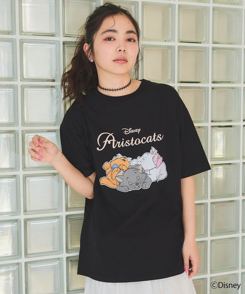 新品 ヒグチユウコ × ディズニー Tシャツ マリー トゥルーズ ベルリオーズ セール】【Disney/ディズニー】おしゃれキャット・マリー