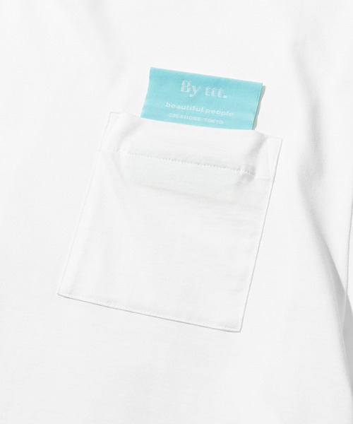 beautiful people(ビューティフルピープル)の「beautiful people × By ttt. T-shirt(Tシャツ/カットソー・レディース・ブラック/ホワイト・38/36)」の10枚目の写真