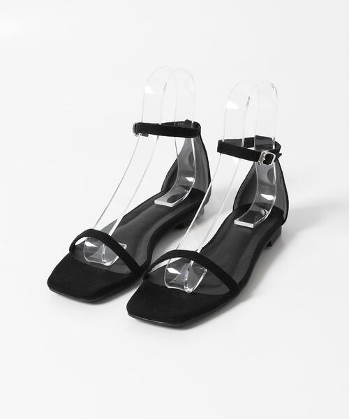 URBAN RESEARCH Sonny Label(アーバンリサーチサニーレーベル)の「フェイクスウェードサンダル(サンダル・レディース・ピンク/ベージュ系その他/ブラック・SMALL/MEDIUM/LARGE)」の5枚目の写真