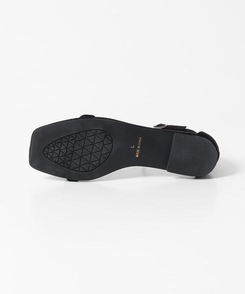 URBAN RESEARCH Sonny Label(アーバンリサーチサニーレーベル)の「フェイクスウェードサンダル(サンダル・レディース・ピンク/ベージュ系その他/ブラック・SMALL/MEDIUM/LARGE)」の8枚目の写真