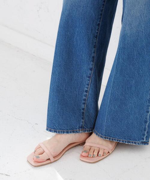 URBAN RESEARCH Sonny Label(アーバンリサーチサニーレーベル)の「フェイクスウェードサンダル(サンダル・レディース・ピンク/ベージュ系その他/ブラック・SMALL/MEDIUM/LARGE)」の14枚目の写真