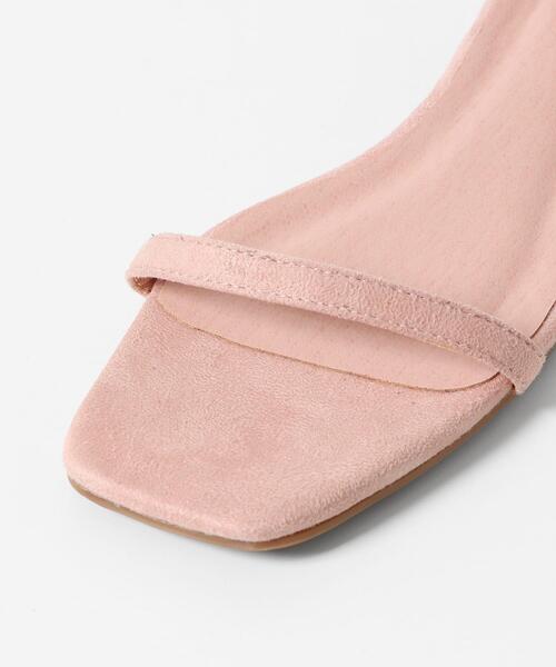 URBAN RESEARCH Sonny Label(アーバンリサーチサニーレーベル)の「フェイクスウェードサンダル(サンダル・レディース・ピンク/ベージュ系その他/ブラック・SMALL/MEDIUM/LARGE)」の16枚目の写真