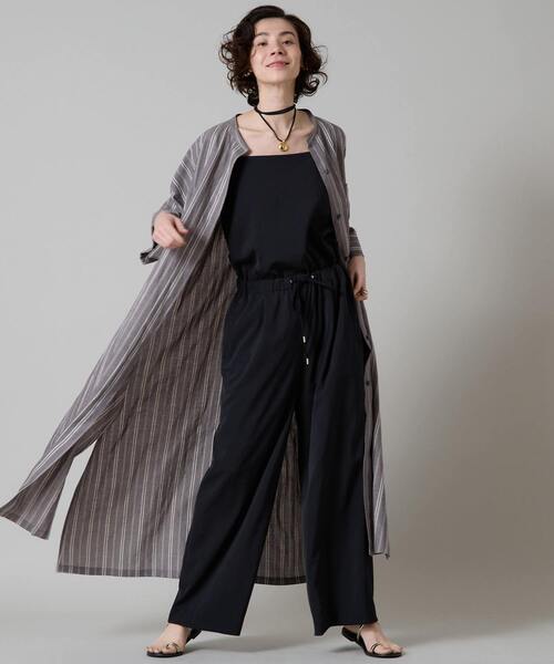 Liesse（リエス）の「カフタンワンピ羽織り（ワンピース・レディース・ブラック系その他・FREE）」の4枚目の写真