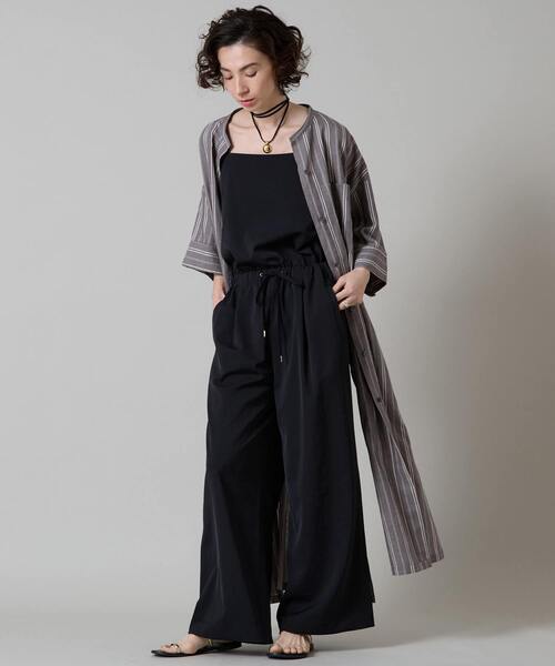 Liesse（リエス）の「カフタンワンピ羽織り（ワンピース・レディース・ブラック系その他・FREE）」の5枚目の写真