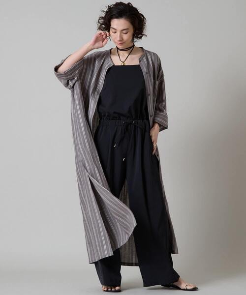 Liesse（リエス）の「カフタンワンピ羽織り（ワンピース・レディース・ブラック系その他・FREE）」の6枚目の写真