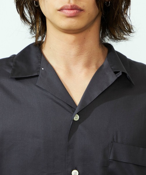 Lee(リー)の「Lee/リー【涼】レーヨンハーフスリーブシャツ(シャツ/ブラウス・メンズ・ブラック/オレンジ・X-LARGE/LARGE/MEDIUM/SMALL)」の8枚目の写真